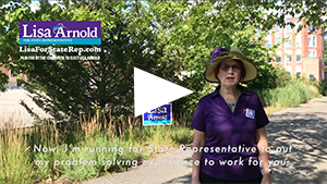 Campaign advertisement from Lisa Arnold on the topic of healthcare