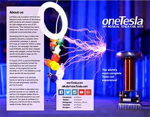 Brochure for oneTesla